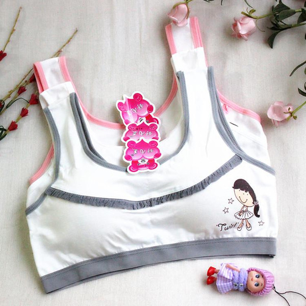 Sports Bra cotton Teenage Underwear Students Bra Girls Training Bra For Kids top Cotton Vest Kids Intimates