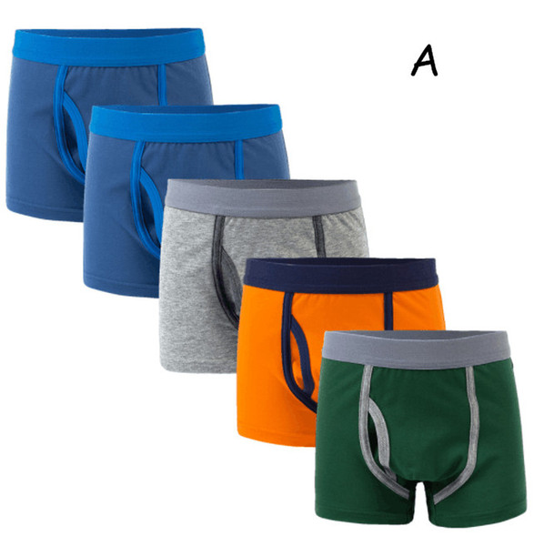 Hot selling baby underwear cartoon children boxers panties 5pcs/set good selling supply