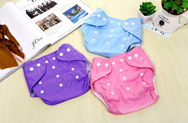 Baby Diaper Panties Cloth Mesh Diaper Underwear Adjustable Reusable Training Pantscloth Washable Nappy Cloth Pants Baby Cloth Diapers K22-WY