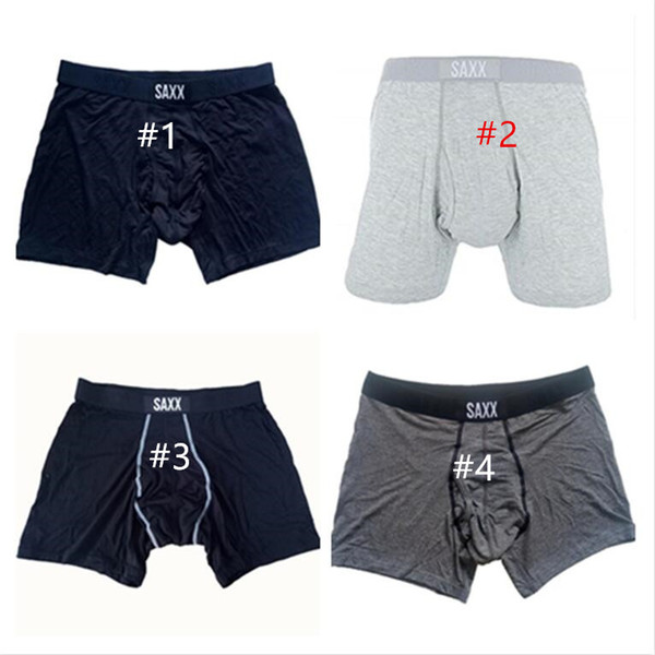 Mens Saxx Letters Boxers Underwear Underpant Comfort Breathable Boxers Shorts Briefs Tights Waistband Elastic Boxer Under Panties E3304