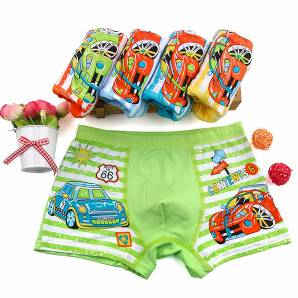 Cartoon Car Kids Boy Underwear for Baby Children's Boxer Underpants Briefs Boys Underware Pants for 3-10Year