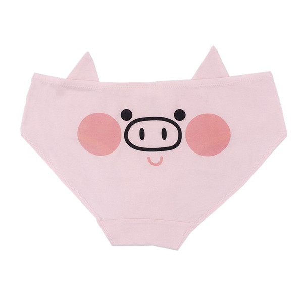 Women Underwears with Pig Girl Soldier Lovely Cartoon Cotton Girls Underwear Ladies panties Fresh low-waist Comfortable Breath Underwear