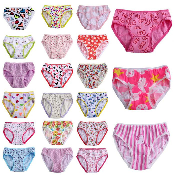 Fashion 6Pcs/Set Baby Girl's Panties Briefs Children's Shorts Underwear Kids Underpants Sweety Thin Cotton Blends