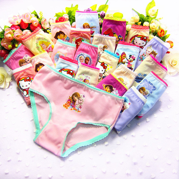 6pcs /lot 2018 new girl briefs kids girls underwear children underwear girls pant children's pants tnn0003