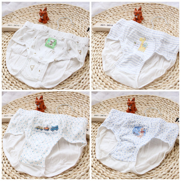 Baby Briefs Girls Boys Underpants 2017 Fashion Children Cartoon Cotton Short Pants Knickers Under Drawers Kids Clothing Wholesale XY303