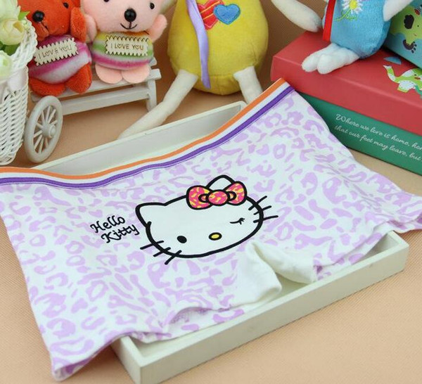 -free shipping 6pcs/lot new Children's cotton boxer girls underwear girls cotton boxer atnn6716