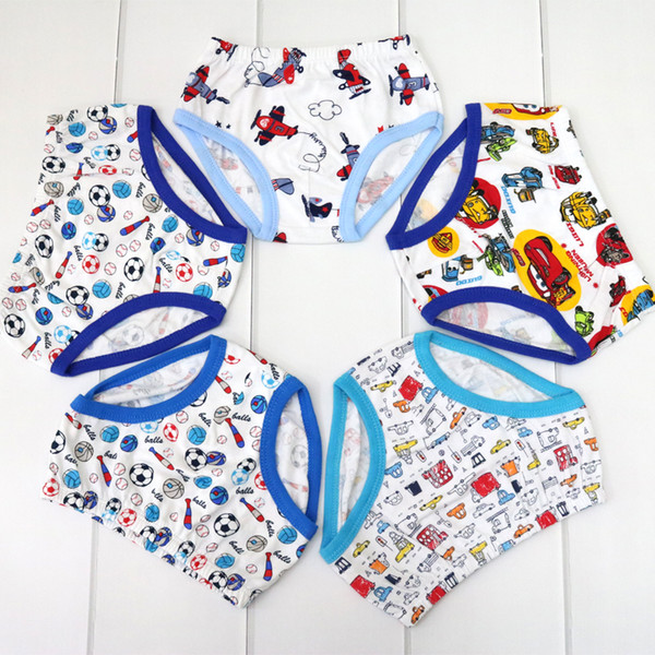 Baby 5 Pieces/lot Panties Children 100% Cotton Underwear Boys Suits 2018 Little Q Low Price Clothes Child Clothing