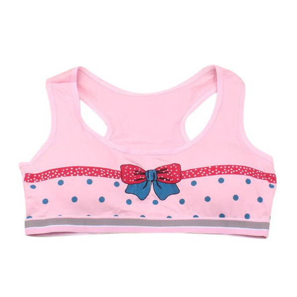 New Fashion Girls Lovely Printing Underwear Vest Children Underclothes Sport Undies For 10-14 Age