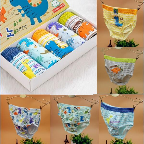 Wholesale 5PCS/Lot Cute Cartoon Kids Underwear Cotton Comfortable Baby Panties Breathable Short Pants Briefs 6 Style KC151