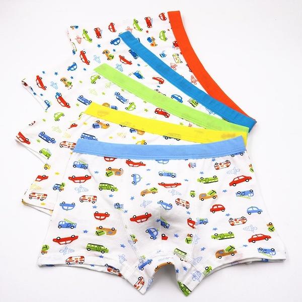 Cotton Panties Boys Underpants Cartoon Car Pattern Pants for Boys Kids Underwear Cueca Boxer (Random Color