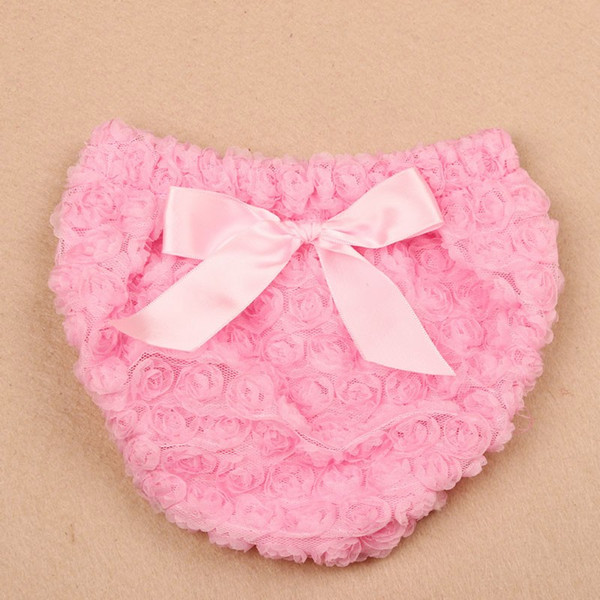 2016 NEW bebe Bow Ruffle Bloomers Girls Diaper Cover Tutu Rose Ruffled Panties Newborn Photo Props Shorts Birthday Gift