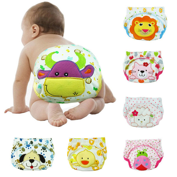 Baby Diapers Newborns Urine training pp pants Reusable infant Panties kids underwear Baby Nappies C3443