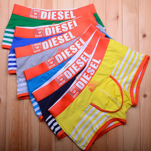 Men Cotton Boxers Fashion Striped Letters Printed Underpants Mens Casual Underwears High Quality Swimming Short Pants Free DHL 639