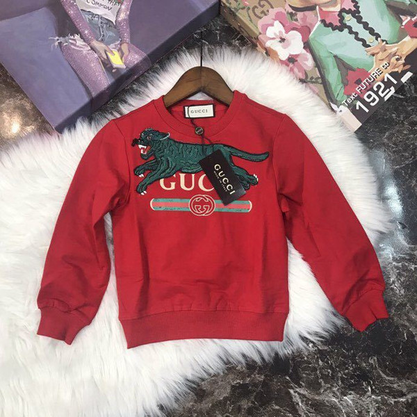 2018 new children's long sleeve crew neck sweater abl00708#