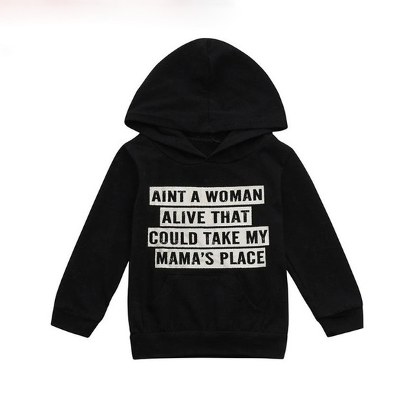 Toddler Infant Children Kid Baby Boys Girls Hooded Sweatshirts Letter Blouse Hoodies Teenagers Sweatshirt Streetwear For 4 Years