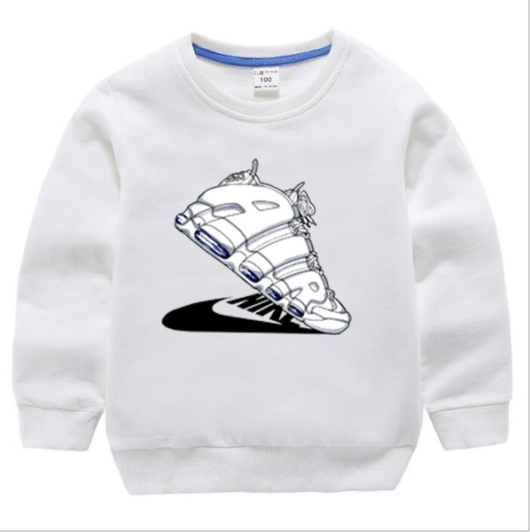 Spring and Autumn Children's Long Sleeve Cotton Sweater Baby Pullover Boys and Girls Children's Round Collar Sweater