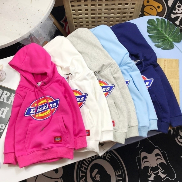 uit Autumn kid Girl Clothing Pure Cotton Korean weater Twin et kid Garment Hoodie Color Boy Hoody 0719