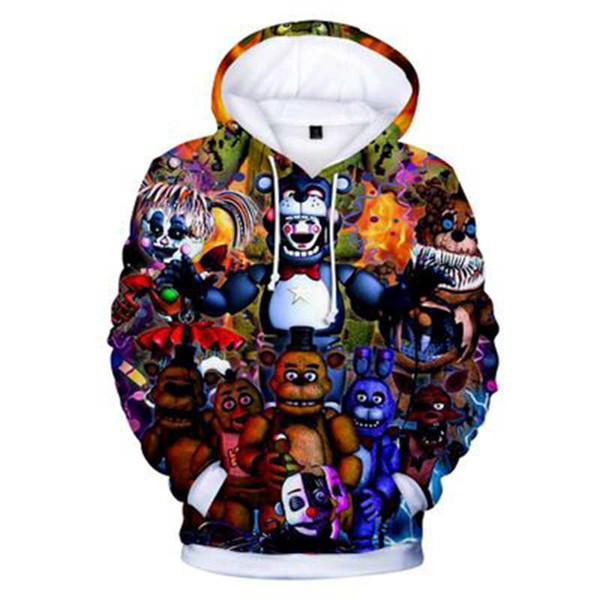 KIDS Five Nights at Freddy 3D Hoodies Fashion Autumn Hooded Long Sleeve Five Nights at Freddy's Sweatshirts Hoodies Clothing