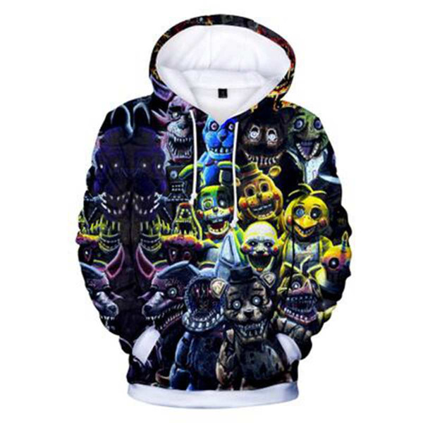 kids Five Nights at Freddy 3D Hoodies Fashion Autumn Hooded Long Sleeve Five Nights at Freddy's Sweatshirts Hoodies Clothing