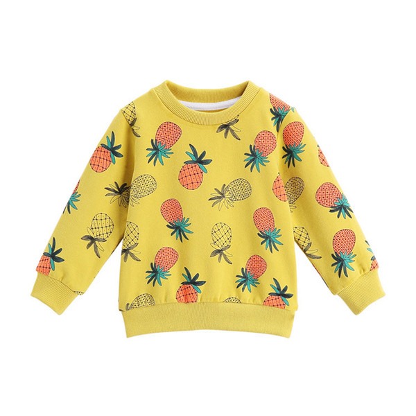 2018 Spring And Autumn Printing All-match Sweater Long Sleeve Pure Cotton Motion Leisure Time Quality Children Clothing Agent