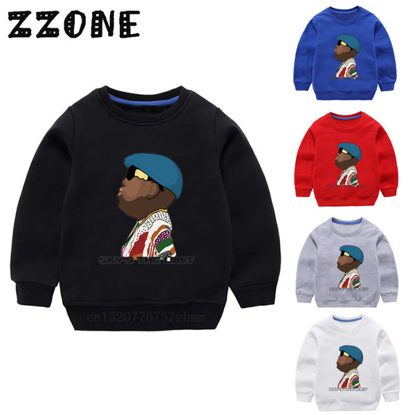 Children's Hoodies Kids Notorious Big Sweatshirts Baby Cotton Pullover Tops Girls Boys Autumn Clothes,KYT456 LY191230