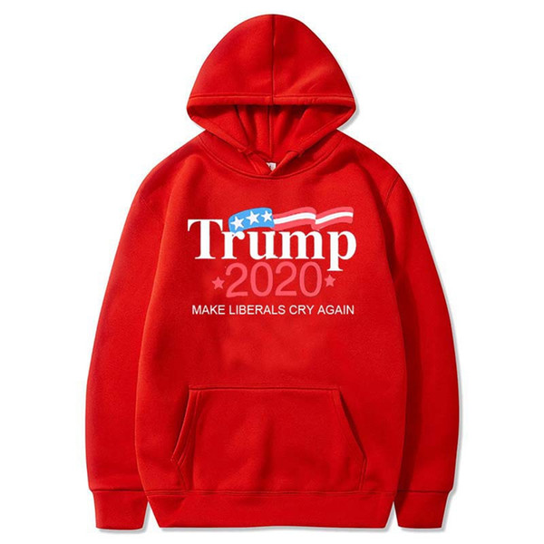 Donald Trump costume 2020 Make funny Printed hoodie sweatshirt Trump 2020 Keep America Great USA Unisex Hoodie Sweatshirt LJJK2050