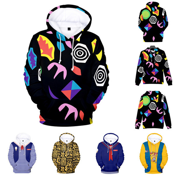 halloween costumes Stranger Things 3D Printed Hoodies Teenagers Mans Womans Hip Hop Hoodies Sweatshirts designer clothes Wholesale ZSS375