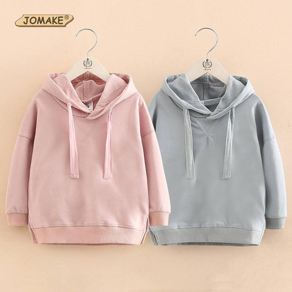 Wholesale- New Spring Autumn Children Hooded Sweatshirt Baby Girl Clothes irls Hoodies Long Sleeve Pullover Tops Costumes For Kids