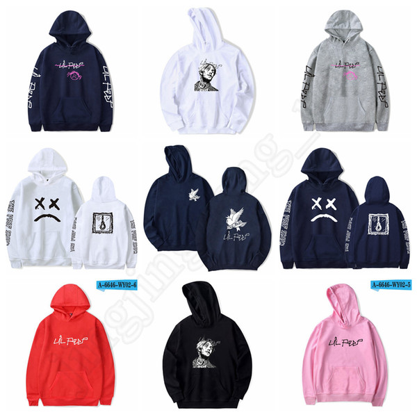 Lil Peep Hoodies 40 Styles Women Men Sweatshirts Hooded Pullover Casual Long Sleeve Autumn Pullover Tops Kids Hoodies OOA5260