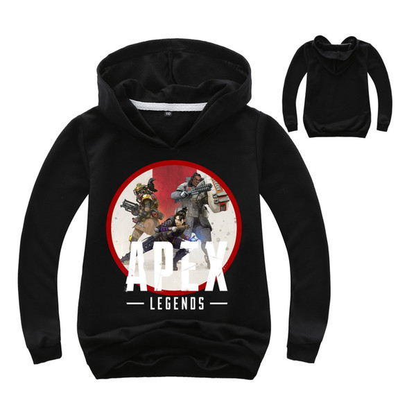 Apex Legends Printed Sweatshirts for Boys Girls Hoodies Costume Children Long Sleeve Shirts Kids Tops Teenager Casual Coat Jackets Hoody