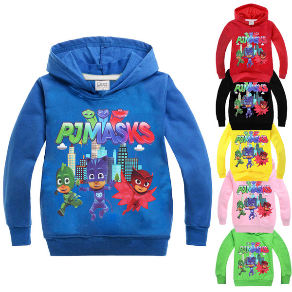 Children Spring Autumn Hoodies Sweatshirts Girls Boys Cartoon Printed Long Sleeve Hoody Clothing Kids Cotton Colours Hooded Clothes Jumper