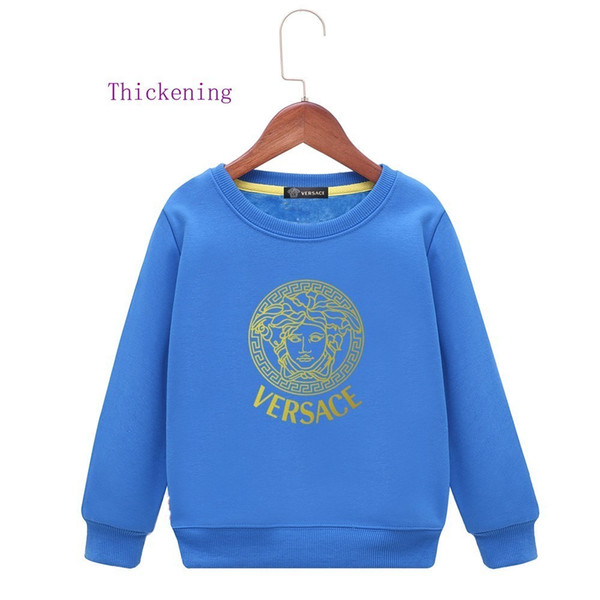 Children's Clothes Autumn Plus Cashmere Thickening Boys 2018 New Pattern Jacket Long Sleeves In Large Child