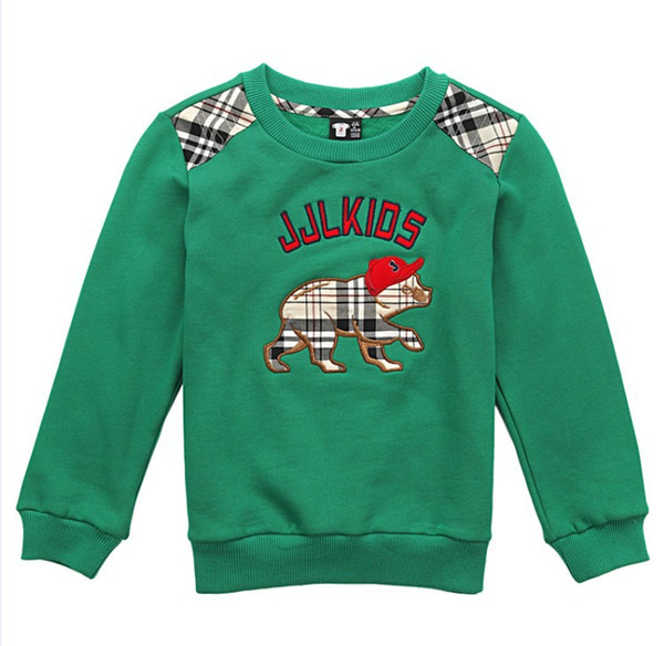 Wholesale-Boys Sweatshirts Sweat Shirts Fall Hoodie Size 3-16 Years Animal Patch Cool NWT