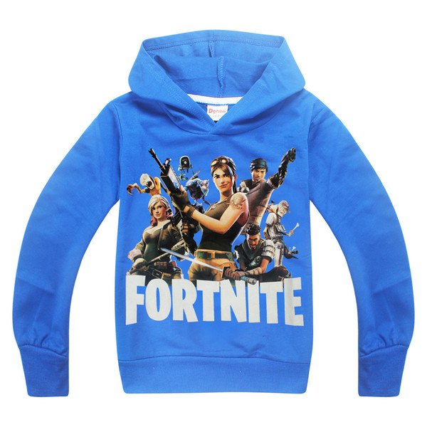 4Colors Kids hoodies Autumn boys and girls Cartoon Jackets Long Sleeved Children's coat For 6Year-14Year