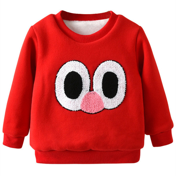 good quality Baby Girls Sweatshirts Winter Thick Hoodies Kids Children Girls Cartoon Hoodies Sweatshirts Toddler Girls Clothing