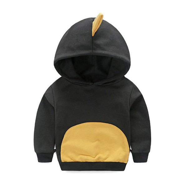 Winter Kids Clothes Kids Tops Children Kids Baby Boys Long Sleeve Dinosaur Hooded Sweatshirt Tops Clothes Boys Clothes S19#F