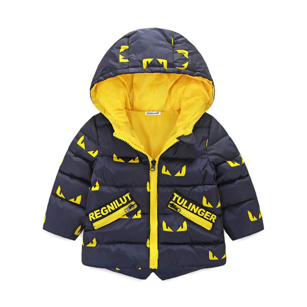 2018 Winter New Baby Boy and Girl Clothes,Children's Warm Jackets,Kids Sports Hooded Outerwear