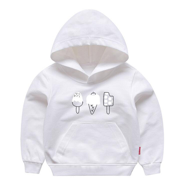 child Hooded Sweatshirt Girl Long sleeve coat 2019 Autumn Winter New Cotton printing Korean version baby coat Hoodies