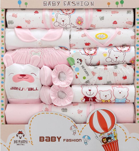 baby clothes spring newborn gift box maternal and child supplies full moon baby suit 18 sets cotton newborn suit clothes