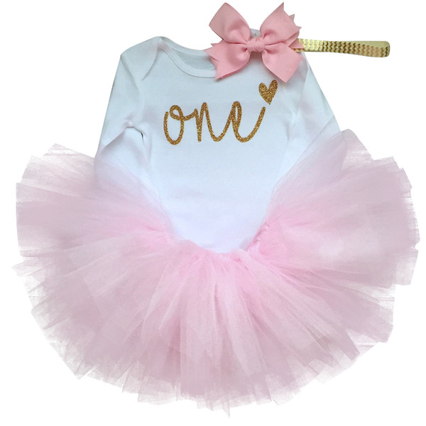 Newborn Girl Clothes Baby Unicorn Clothing Sets 2019 Summer Floral Baby Girl Romper With Tutu Skirt Headband Christening Outfit