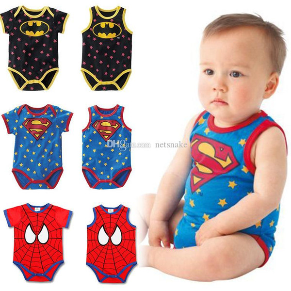 2019 New Wholesale sales of Super hero custom Justice league avengers integrated vest sportswear for baby