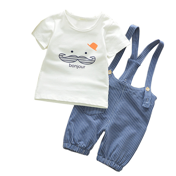 BibiCola Baby Boy Clothing Sets Summer 2018 New Arrival Newborn Boys Clothes Set Bebe Clothing Set Shirt+Pants Infant Clothes