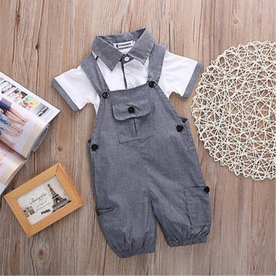 2PCS Set Baby Toddler Kids Boys Clothes T-shirt Tops + Pants Outfits Playsuit Infant Bodysuit Clothing Baby Boy Clothes