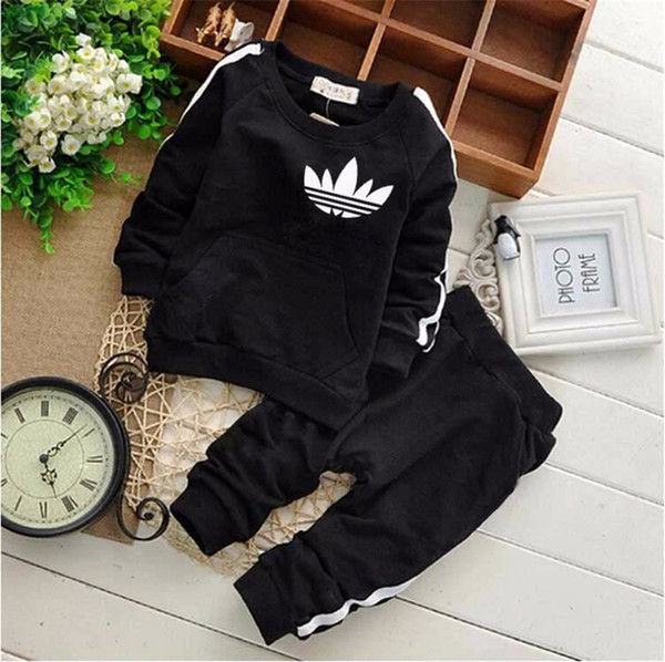 Fashion Children Boys Girls Clothing Sets Spring Autumn Baby Brand Jacket Pants 2Pcs/Sets Kids Sport Clothes Toddler Tracksuits