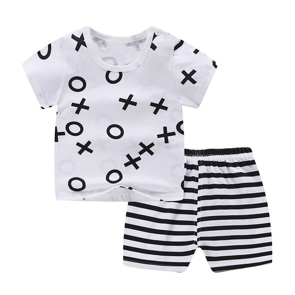 Hot Brand Designer Summer New Baby Boy Clothing Sets Toddler Girl Sport Suit Kids Casual Outfits