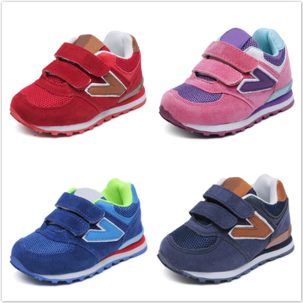 Spring Autumn Net Breathable Kids Baby Boys Girls Shoes Anti-Slippery Children Sneakers Toddler Shoes Running Sports Shoes