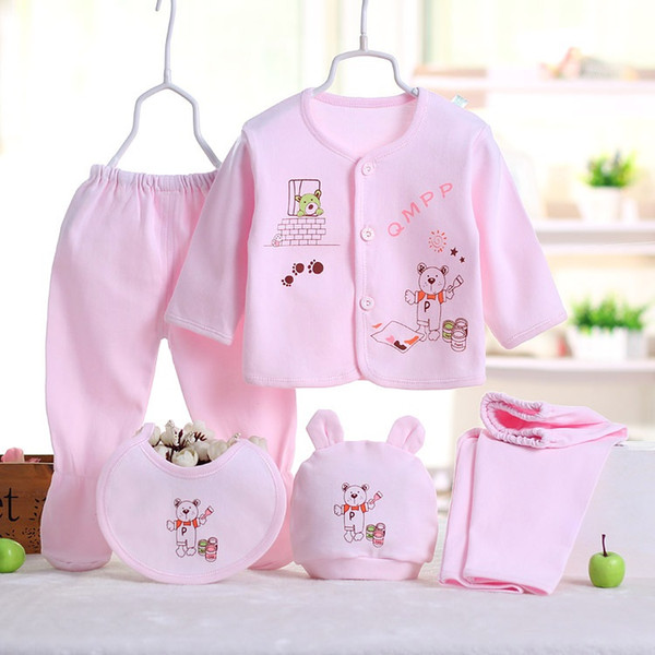 Kids Clothing Baby Suits Lovely long sleeve Bear Newborn Sets 2018 hot sale Infant Animal Underwear Set Unisex babies clothes