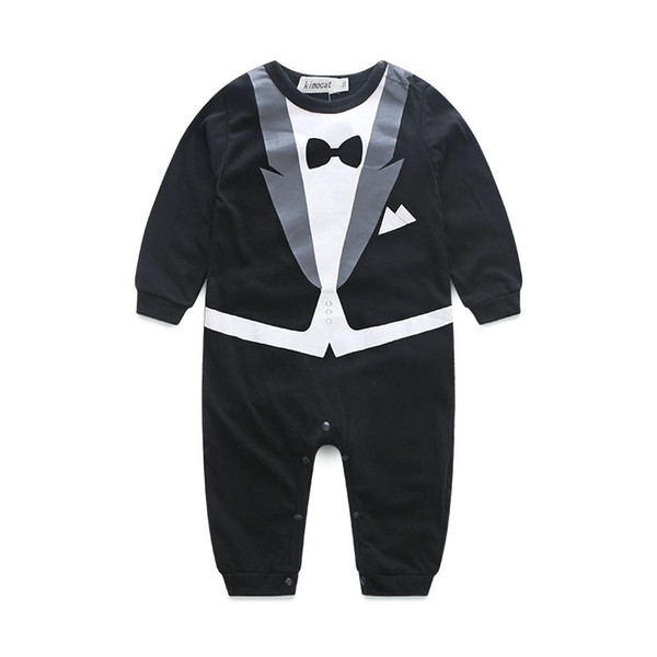 baby clothes for boy rompers long sleeve long pants new born toddler costume fall gentleman suit 0-3 4-6 7-9 10-12 13-18 months