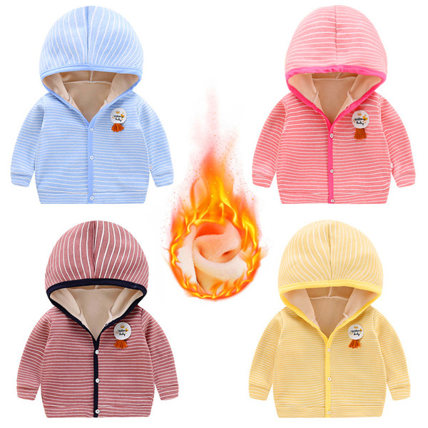 kids boys designer winter jackets kids winter coats girls Plus velvet thickening boys and girls hooded children's wear