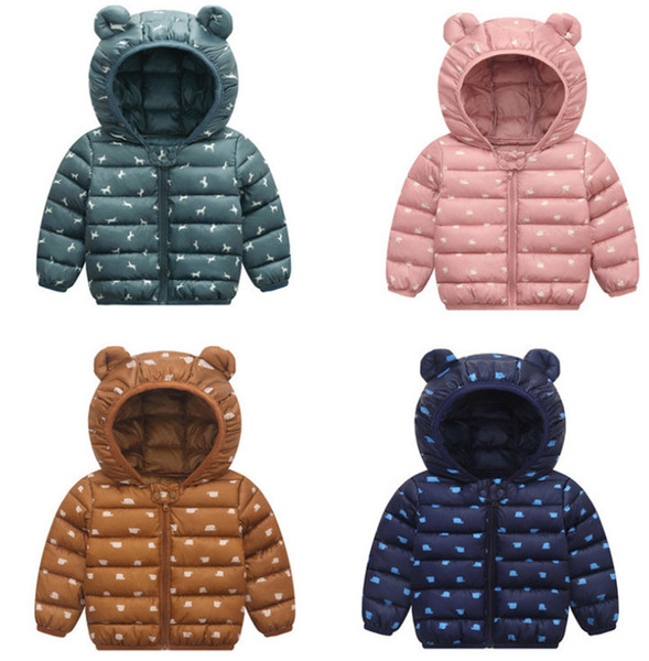 Hot Sale Baby Winter Jackets Light Kids White Duck Down Coat Baby Jacket for Girls & Boys Parka Outerwear Hoodies Puffer Coat